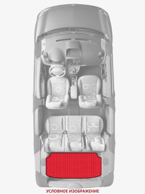 ЭВА коврики «Queen Lux» багажник для Dacia Duster (1G)